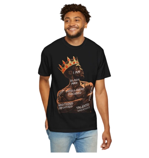 "Empowered Black King T-Shirt"
